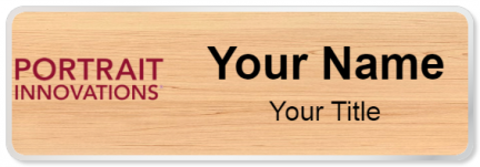 Custom name badges for Portrait Innovations