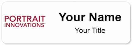 Custom name badges for Portrait Innovations