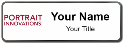 Custom name badges for Portrait Innovations
