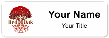 Custom name badges for Red Oak Nutrition