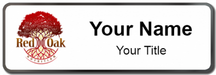 Custom name badges for Red Oak Nutrition