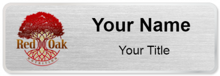 Custom name badges for Red Oak Nutrition