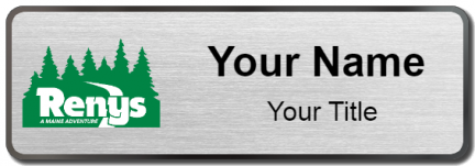 Custom name badges for Renys  A Maine Adventure