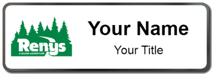Custom name badges for Renys  A Maine Adventure