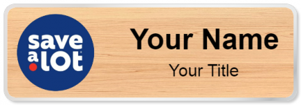 Custom name badges for Save a Lot Food Stores
