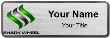 Custom name badges for Shark Wheel