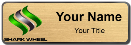 Custom name badges for Shark Wheel
