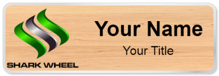 Custom name badges for Shark Wheel