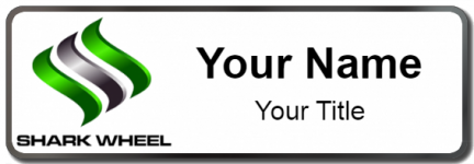 Custom name badges for Shark Wheel