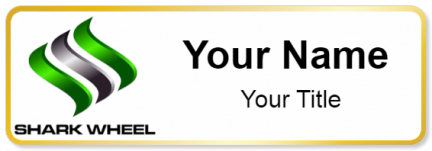 Custom name badges for Shark Wheel