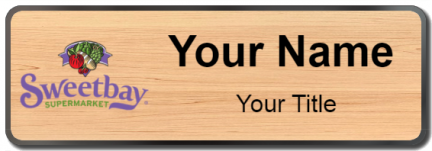 Custom name badges for Sweetbay Supermarket