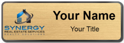 Custom name badges for Synergy Real Estate Services