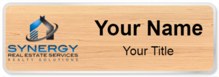 Custom name badges for Synergy Real Estate Services