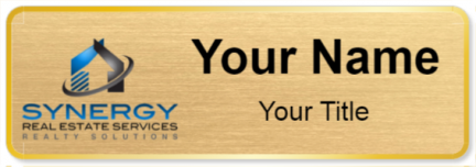 Custom name badges for Synergy Real Estate Services
