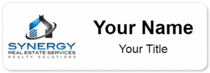 Custom name badges for Synergy Real Estate Services