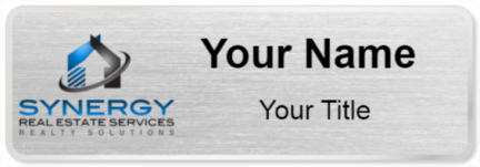Custom name badges for Synergy Real Estate Services