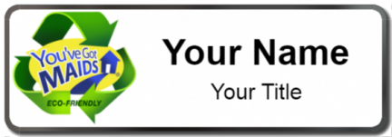 Custom name badges for Youve Got Maids