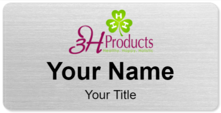 Custom name badges for 3H Products