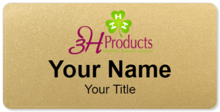 Custom name badges for 3H Products