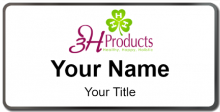 Custom name badges for 3H Products