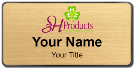 Custom name badges for 3H Products