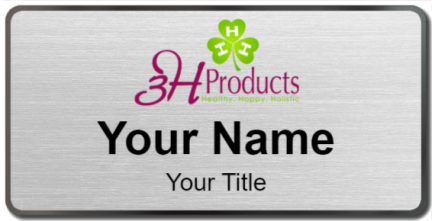 Custom name badges for 3H Products