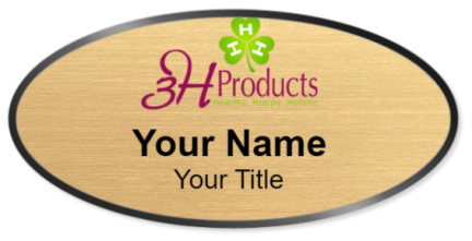 Custom name badges for 3H Products