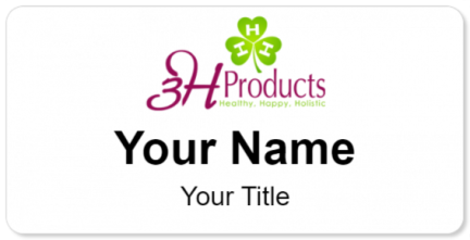 Custom name badges for 3H Products