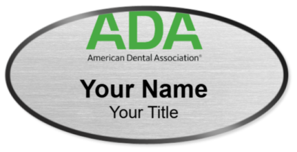 Custom name badges for ADA American Dental Association