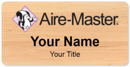 Custom name badges for Aire Master