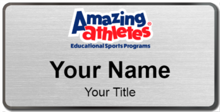 Custom name badges for Amazing Athletes