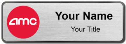 Custom name badges for AMC Movie Theaters