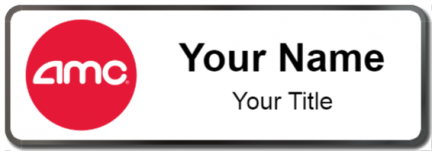 Custom name badges for AMC Movie Theaters