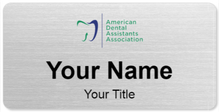 Custom name badges for American Dental Assistants Association