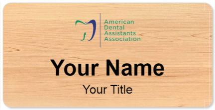 Custom name badges for American Dental Assistants Association