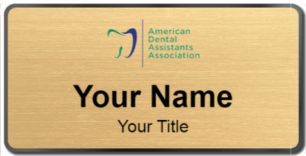 Custom name badges for American Dental Assistants Association