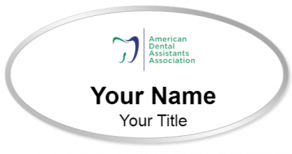 Custom name badges for American Dental Assistants Association