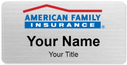 Custom name badges for American Family Insurance