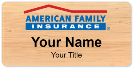 Custom name badges for American Family Insurance
