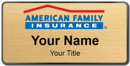 Custom name badges for American Family Insurance
