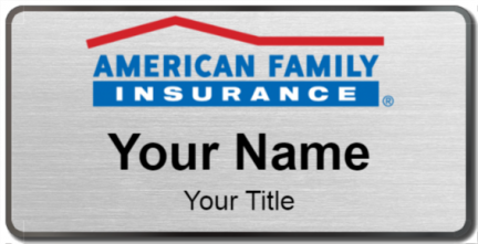 Custom name badges for American Family Insurance