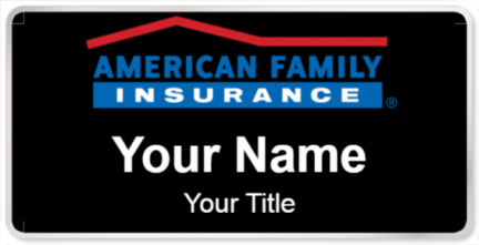 Custom name badges for American Family Insurance