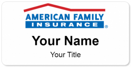Custom name badges for American Family Insurance