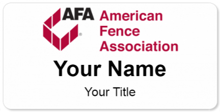 AFA   American Fence Association Template Image