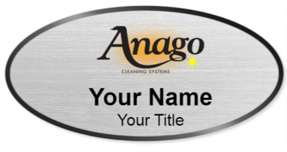 Custom name badges for Anago Cleaning Systems