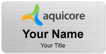 Custom name badges for Aquicore