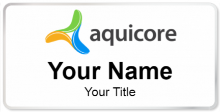 Custom name badges for Aquicore