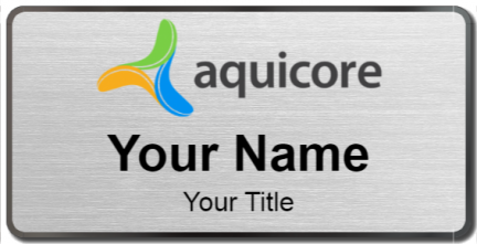Custom name badges for Aquicore