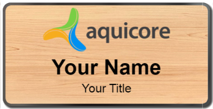 Custom name badges for Aquicore