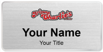 Custom name badges for Arizona Charlies Decatur